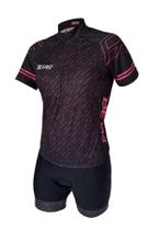 Conjunto De Ciclismo Feminino Be Fast Pink Rain