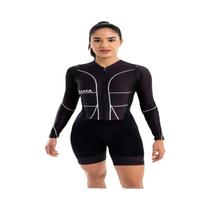 Conjunto De Ciclismo Feminino De Verão Com Manga Longa Little Monkey GEL20D pro Race Kit