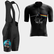Conjunto de Ciclismo Masculino- Camisa Pink Floyd (PRO) e Bretelle Conjunto de Ciclismo Masculino- Camisa Pink Floyd (PRO) e Bretelle