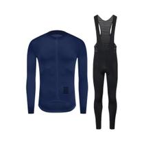 Conjunto De Ciclismo Masculino De Manga Longa Com Calças Bib Kit De Bicicleta De Estrada YKYWBIKE