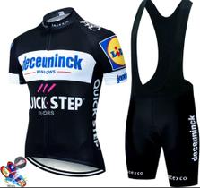 Conjunto de Ciclismo masculino de Proteção UV50+ e antibacteriana para uso em qualquer época do ano.