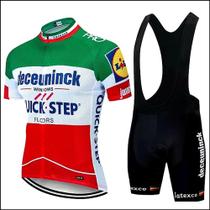 Conjunto de Ciclismo masculino de Proteção UV50+ e antibacteriana para uso em qualquer época do ano.