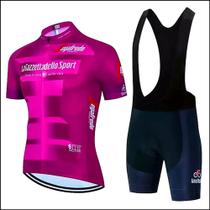 Conjunto de Ciclismo masculino de Proteção UV50+ e antibacteriana para uso em qualquer época do ano.