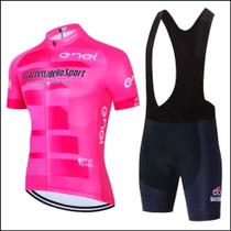 Conjunto de Ciclismo masculino de Proteção UV50+ e antibacteriana para uso em qualquer época do ano.