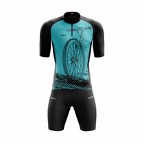 Conjunto de Ciclismo Masculino Forro Espuma Ciclistas Bike Roda