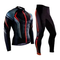 Conjunto de Ciclismo Masculino Manga Longa Shimano Tamanho M Conjunto de Ciclismo Masculino Manga Longa Shimano Tamanho M