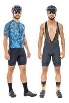 Conjunto de Ciclismo Masculino Strong Life Abstract / Camisa + Bretelle