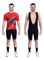 Conjunto de Ciclismo Masculino Vezzo Guide / Camisa + Bretelle