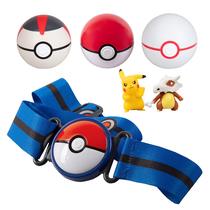 Conjunto de cintos Clip 'N' Go com 3 Pokébolas e 2 bonecos
