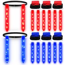 Conjunto de cintos de futebol Libima LED Flag ajustável para 6 jogadores