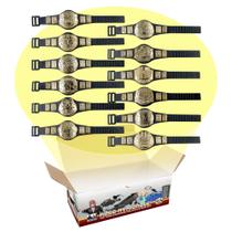 Conjunto de Cinturones de Figuras de Luta Livre Figures Toy Company 12pcs 14,6cm