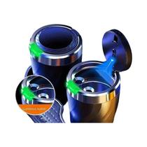 Conjunto De Cinzeiro Para Carro De Grande Capacidade Com Luzes LED, Abertura De Tampa Com Um Clique
