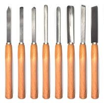 Conjunto de cinzel para torneamento de madeira, 8 peças FlixGrdy Professional