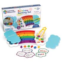 Conjunto de classificação Learning Resources Rainbow 37 Pieces Age 3+