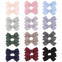 Conjunto de clipes de cabelo Shelbybox Baby Girl, 24 peças de clipe de jacaré Conjunto de clipes de cabelo Shelbybox Baby Girl, 24 peças de clipe de jacaré
