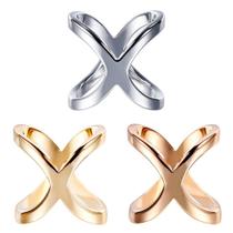 Conjunto de clipes de cachecol lasenersm em forma de X, anel de cachecol multicolorido