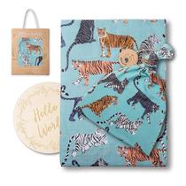 Conjunto de cobertores Baby Muslin Swaddle Miaoberry 100% algodão orgânico