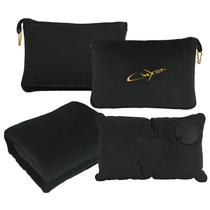 Conjunto de cobertores e travesseiros de viagem CLEXION 300 GSM de lã macia
