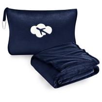 Conjunto de cobertores e travesseiros de viagem Jungle Star Navy Conjunto de cobertores e travesseiros de viagem Jungle Star Navy