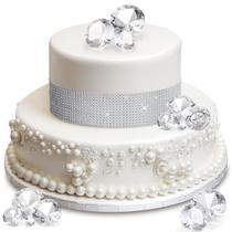 Conjunto de cobertura de bolo Teenyyou, 21 peças de jeans diamantado e diamantes