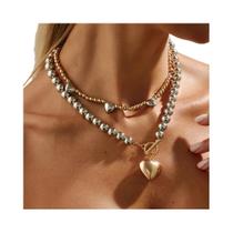 Conjunto De Colar Choker Com Pingente De Coração Vintage Punk Para Mulheres, Joias De Casamento E Conjunto De Colar Choker Com Pingente De Coração Vintage Punk Para Mulheres, Joias De Casamento E