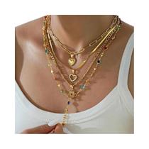 Conjunto De Colar Choker Com Pingente De Cruz De Jesus Em Cristal Colorido Para Mulheres, Joias