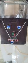 Conjunto de colar com brinco