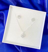 Conjunto de Colar Cravejado