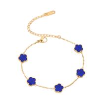 Conjunto De Colar De Aço Inoxidável Com Design De Flor Banhado a Ouro Para Mulheres E Meninas, Joia