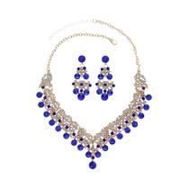 Conjunto De Colar E Brincos Clássico E Elegante Para Noivas, Festas E Eventos Femininos