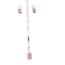 Conjunto de colar e brincos pedra fusion Conjunto de colar e brincos pedra fusion