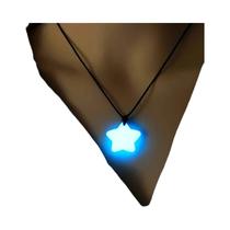 Conjunto De Colar E Pulseira Com Pingente De Estrela Que Brilha No Escuro, Cordão Ajustável, Estilo