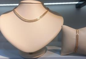 Conjunto de colar e pulseira, lacraia