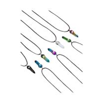 Conjunto De Colares De Cristal Hexagonal Para Moda Feminina E Masculina 7PCS Cristais De Cura