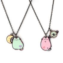 Conjunto de colares SalesOne Pusheen Space Exclusive em aço inoxidável
