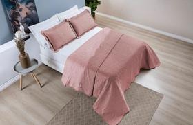 Conjunto De Colcha Casal Super King Madri 200 Fio Matelado Conjunto De Colcha Casal Super King Madri 200 Fio Matelado