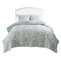 Conjunto de colchas Benzara Amy XL Twin Coastal Seafoam 173x224cm