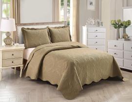 Conjunto de colchas Home Collection Elegant Embossed King/Cal King Conjunto de colchas Home Collection Elegant Embossed King/Cal King