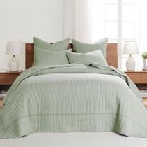 Conjunto de colchas Levtex Home Cross Stitch Desert Sage King Conjunto de colchas Levtex Home Cross Stitch Desert Sage King