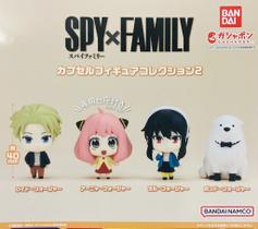 Conjunto de coleção de bonecos Capsule Gashapon Spy x Family Series 2