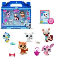 Conjunto de colecionador Littlest Pet Shop Winter Besties LPS Gen 7