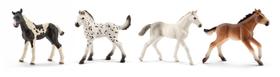 Conjunto de colecionador Toy Horse Foal Schleich Horse Club de 4 peças