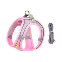 Conjunto De Coleira Ajustável Para Cães Pequenos, Colete Para Bulldog Francês E Chihuahua,