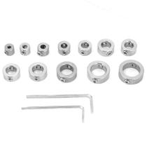 Conjunto de coleiras Drill Limit Ring Drill Depth Stop Bit, 12 unidades