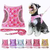 Conjunto de coleiras para cães Moonpet Step in Air Reflective Pink S Conjunto de coleiras para cães Moonpet Step in Air Reflective Pink S
