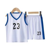 Conjunto de Colete e Shorts de Basquete para Crianças - Verão