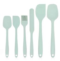 conjunto de colher e espatulas para cozinha de silicone antiaderente espatulas resistentes ao calor excelente ferrame... - Opsshopping