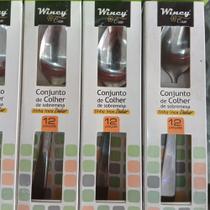 conjunto de colher Inox 12pecas para sobremesa conjunto de colher Inox 12pecas para sobremesa