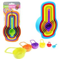 Conjunto de colher medidora de plastico com 6 pecas 7,5/15/60/85/125/250ml - SAZ COMERCIO