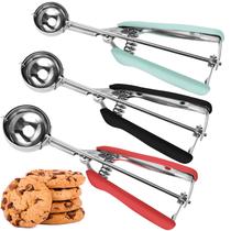 Conjunto de Colheres de Biscoito Junadael - 1/2/3 Colheres de Sopa com Alça de Borracha Conjunto de Colheres de Biscoito Junadael - 1/2/3 Colheres de Sopa com Alça de Borracha